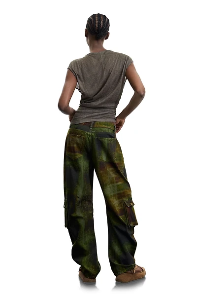Desigual Women's Cargo pants 100% cotton m. c. lacroix