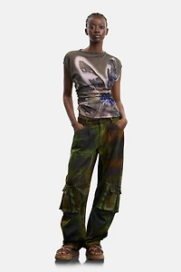 Desigual Women's Cargo pants 100% cotton m. c. lacroix
