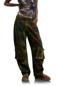 Desigual Women's Cargo pants 100% cotton m. c. lacroix