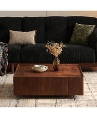 Streamdale Furniture Square Coffee Table for Living Room/Office