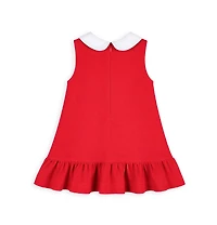 Florence Eiseman Little Girls Knit Dress With Flowers