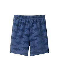 Andy & Evan Big Boys Shark Reverse Jacquard Button down Set