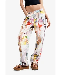 Desigual Women's Printed denim trousers