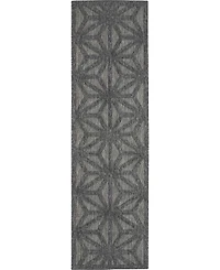 Nourison Home Cozumel CZM01 Onyx 2'2" x 10' Runner Rug