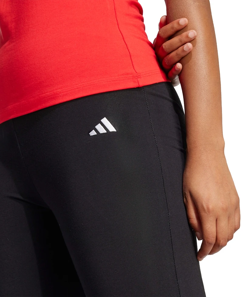 adidas Women's Essentials Small Logo Flared Leggings