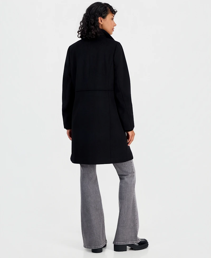 Calvin Klein Women's Knit Bibbed Walker Coat