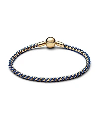 Pandora Blue Cord Box Chain Bracelet