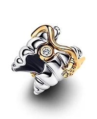 Pandora Disney Princesses Ariel Shell Lab-Grown Diamond Two-Tone Charm