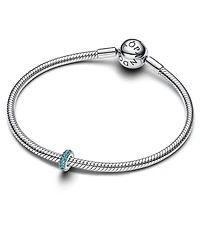 Pandora Ice Blue Stone Spacer Charm