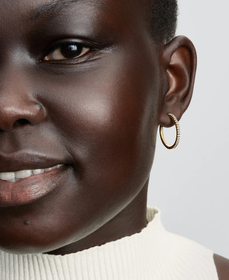 Pandora Sparkling Hoop Earrings