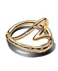 Pandora Stone-Set Heart Ring