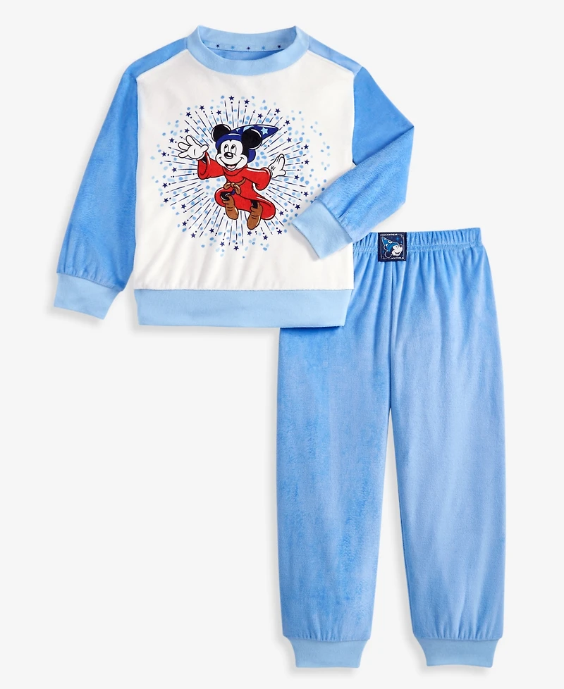 Disney | Macy's Toddler & Little Kids 2T-7 Sorcerer's Apprentice Mickey Pajama Set, Exclusive
