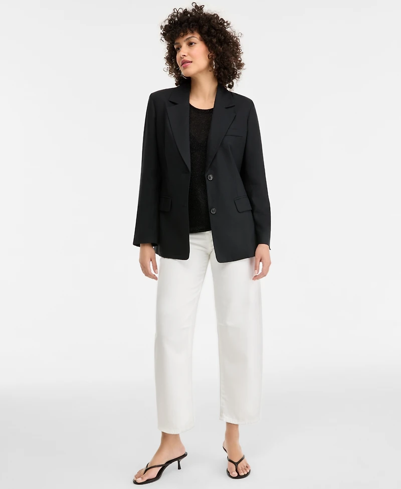 I.n.c. International Concepts Women's Belted Blazer, Macy's Exclusive
