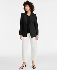I.n.c. International Concepts Women's Belted Blazer, Macy's Exclusive