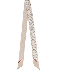 Bespoke Fashion Palm-Print Ribbon Scarf
