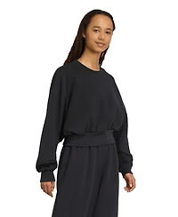 adidas Women's Soft Lux Relaxed Crewneck Sweatshirt