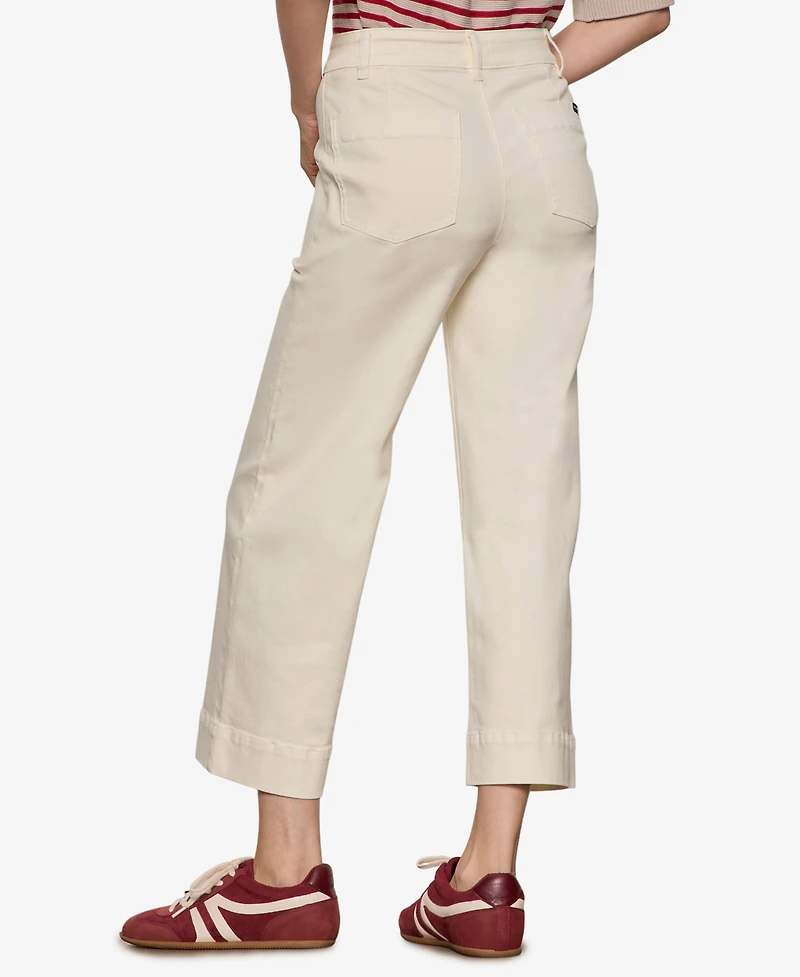 Sanctuary Petite Cotton-Blend Insider Crop Pants