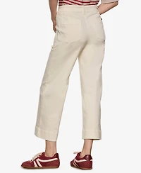 Sanctuary Petite Cotton-Blend Insider Crop Pants