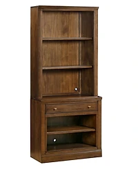 Amren 31" Wood Open Base With Drawer And Hutch