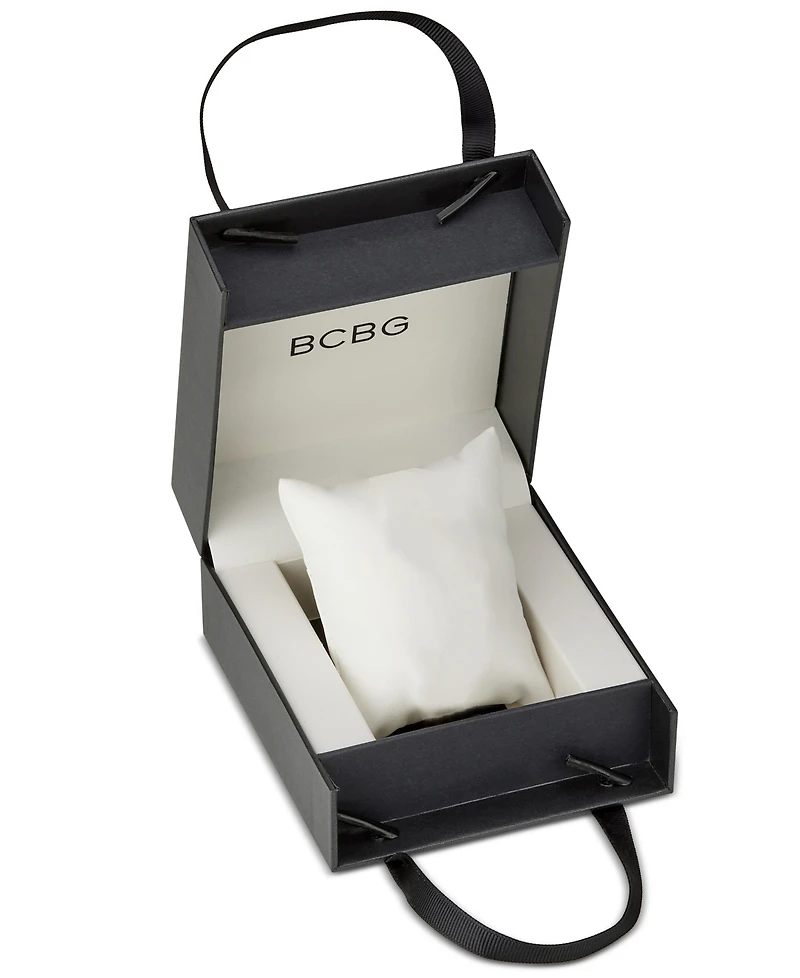 Bcbg Women's Quartz Round Rose Gold Stainless Steel; 34mm