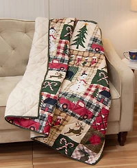 Your Lifestyle Holiday Dream Reversible Throw, 50" x 60"