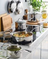 Farberware Stainless Steel Millennium Induction 10-Piece Cookware Set