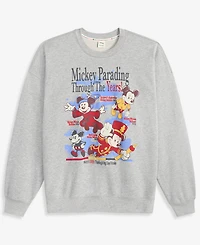 Disney | Macy's Adult Unisex Mickey Mouse Parade Balloons Through The Years Crewneck Sweatshirt, Exclusive
