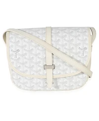 Pre-Owned Goyard White Goyardine Canvas Belvedere Ii Pm