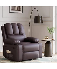 gaomon Massage Recliner Sofa Chair, Lounge Recliner with Heat and Massage for Living Room, Bedroom, and Nursery