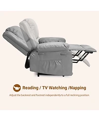 gaomon Power Lift Recliner Sofa Chair with Massage and Heat for Elderly, Home Theater Seat