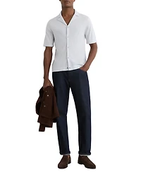 Reiss Men's Grafton Cuban Merino Wool Shirt