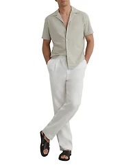 Reiss Men's Aurelia Stripe Cuban Shirt