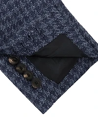 Reiss Men's Romana Single-Breasted Check Blazer