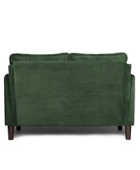 Streamdale Furniture 48" Corduroy Loveseat Couch with Cushions & Side Storage