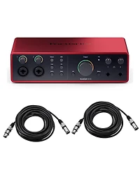 Focusrite Scarlett 16i16 4th Gen Usb Audio Interface with Software Suite and Xlr Cable