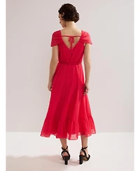 Phase Eight Women's Jen Gathered V-Neck Midi Dress