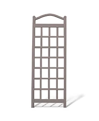 Dura-Trel Cambridge 28 x 75 Inch Pvc Vinyl Outdoor Garden Patio Trellis, Mocha