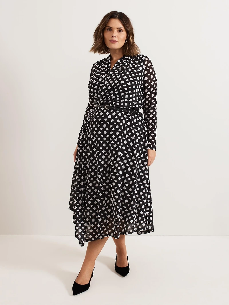 Phase Eight Women's Caitlin Asymmetric Wrap Midi Dress