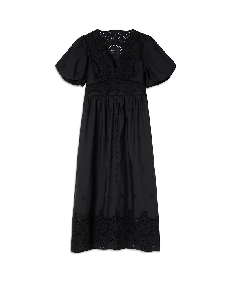 Whistles Women's Cotton Broderie Dress
