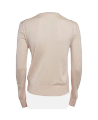 Pre-Owned Dolce & Gabbana Women's Floral Applique Cashmere Sweater