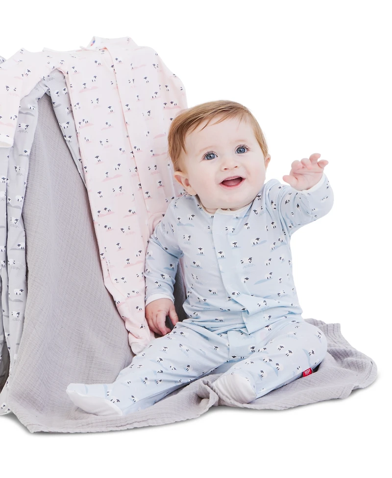 Magnetic Me Baby Boys' Baa Long-Sleeve Coverall