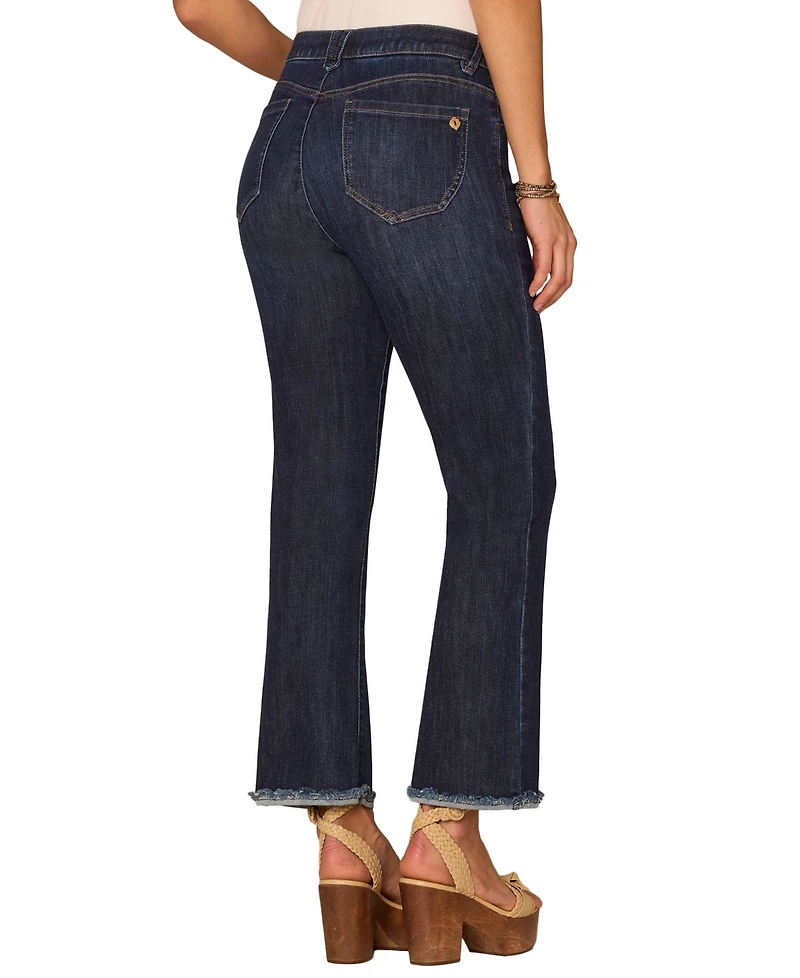 Democracy Petite Itty Bitty High-Rise Cropped Jeans