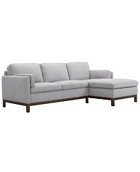 Virton 2-Piece Fabric Chaise Sectional Sofa