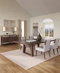 Amelie 6-Piece Wood Upholstered Dining Chair Set