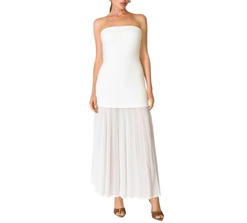 Line & Dot Women's Perissa Strapless Sweater Dress
