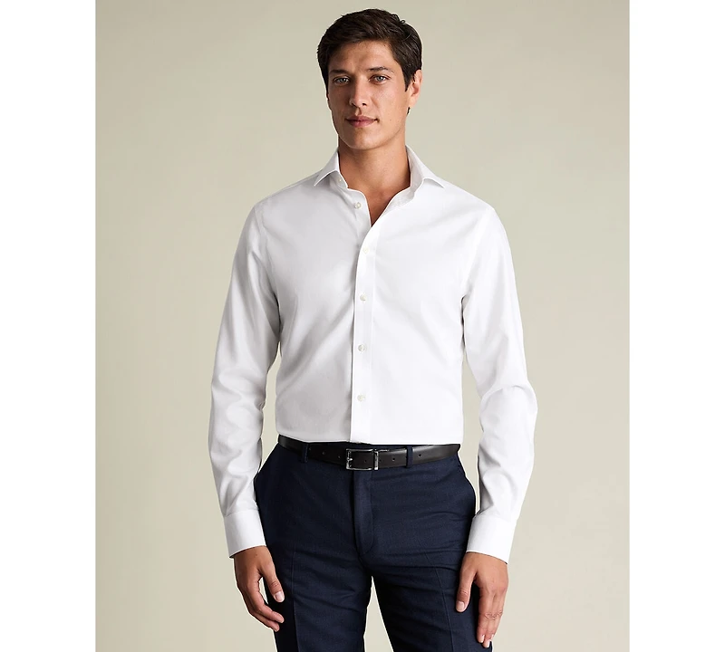 Charles Tyrwhitt Men's Slim-Fit Spread Collar Dress Shirt