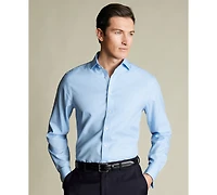 Charles Tyrwhitt Men's Slim-Fit Twill Weave Dress Shirt