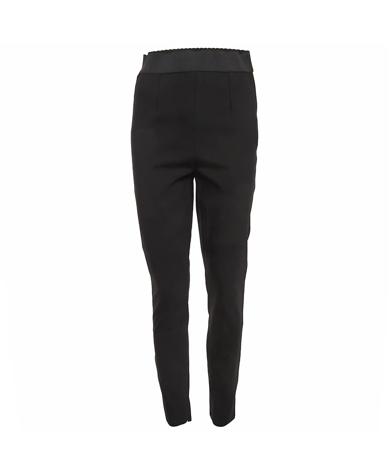 Pre-Owned Dolce & Gabbana Women's Crepe Skinny Trousers