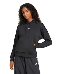 adidas Women's Essentials Long-Sleeve Logo Hoodie