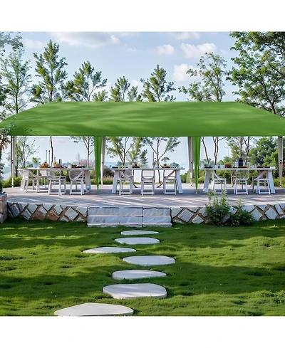 gaomon Outdoor Pop Up Canopy with 8 Sidewalls and Portable Roller Bag